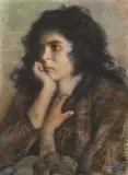 Silvestro Lega, Ritratto Di Donna