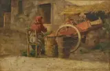 Angiolo Tommasi, Contadine Al Lavoro