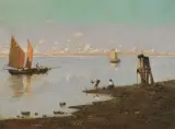 Guglielmo Ciardi, Veduta Della Laguna Veneziana