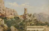 Angelo Della Mura, La Torre Dello Ziro, Amalfi, oil on tavoletta
