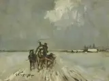 Ivan Michailovic Karpov, Slitta Sulla Neve
