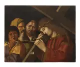 Marco Palmezzano, Cristo Portacroce, oil on panel