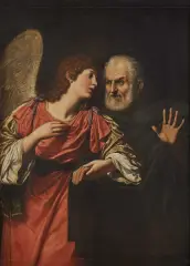 Leonello Spada, San Pietro Liberato Dal Carcere, oil on canvas