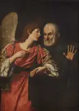 Leonello Spada, San Pietro Liberato Dal Carcere, oil on canvas