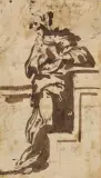 Giovanni Guerra, Figura Femminile, pencil nera