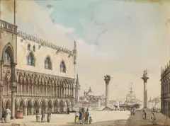 Vincenzo Chilone, Veduta Di Canal Grande Da Piazza San Marco