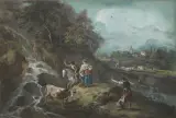 Francesco Zuccarelli, Paesaggio Con Figure
