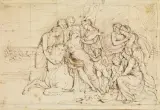 Andrea Appiani, Il Ratto Di Europa, pencil nera