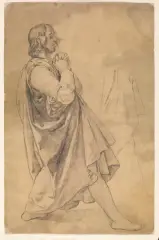 Studio Di Figura by Giuseppe Bezzuoli, pencil nera, offered Apr 2021