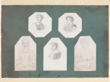 Giovanni Andrea Darif, Tre Ritratti Di Poeti E Due Femminili