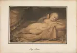 Biagio Martini, Cupido Addormentato, pencil nera and rossa