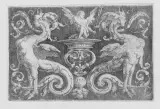 Lucas van Leyden, Ornamento Con Due Sfingi E Uomo Alato