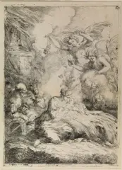 Natività Con Angeli by Bartolomeo Biscaino, offered Apr 2021