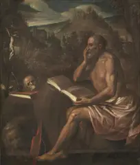 San Girolamo by Gaspare Rem, oil on canvas, offered Apr 2021