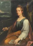 Ventura Salimbeni, Santa Caterina D'Alessandria, oil on canvas