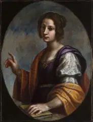 Figura Femminile by Francesco Curradi, oil on canvas, offered Apr 2021