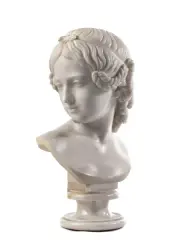 Emil Wolff, Testa Di Fanciulla, marmo