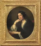 Anna Muschi, Ritratto Di Gentildonna, oil on canvas