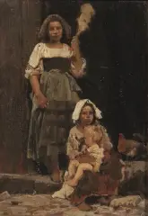 Achille Guerra, Scuola romana, sec. XIX, attribuito a Achille Guerra (Napoli