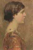 Tito Corbella, Ritratto Femminile Di Profilo