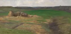 Campagna Romana by Lorenzo Cecconi, oil on canvas, offered Apr 2021