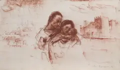 I Genitori by Pietro Annigoni, offered Apr 2021