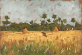 Contadina Al Campo Di Grano by Luigi Gioli, offered Apr 2021