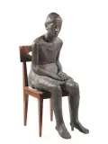 Leonetto Tintori, Figura Femminile Seduta, bronze