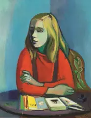Rudolf Levy, Fiamma 1942, oil on canvas