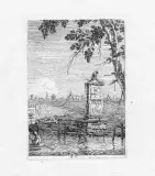 Il Piccolo Monumento by Antonio Canal detto Canaletto, etching, offered Mar 2021