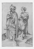Albrecht Durer, La Famiglia Orientale, incisione a bulino