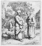 Adriaen van Ostade, Le Due Pettegole, etching