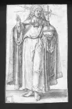 Lucas van Leyden, Cristo Stante, incisione a bulino