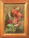 Carlo Balestrini, Mazzo Di Fiori, oil on canvas