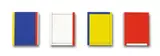 DIN I G1-G4 by Imi Knoebel, 1995, 4-teilige Arbeit: Jeweils Acryl auf Aluminium-Vierkantrohren über Holzkern, sold May 2011