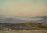 Johann Heinrich Schilbach, Italienische Landschaft, Um 1826, Öl auf Papier, auf Hartfaser aufgezogen