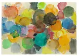Ohne Titel by Ernst Wilhelm Nay, 1961, Aquarell auf genarbtem Velin, sold Nov 2012