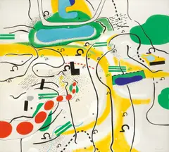 Légendes 6/66 by Peter Brüning, 1966, Öl auf Leinwand, sold Nov 2015