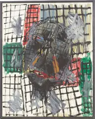 Markus Lüpertz, Männer ohne Frauen. Parsifal, 1993, Öl auf Leinwand