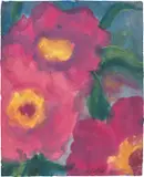 Emil Nolde, Violette Blüten