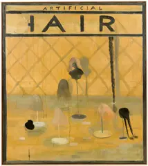 Air by Norbert Schwontkowski, 2008, Öl auf Leinwand, sold Dec 2020