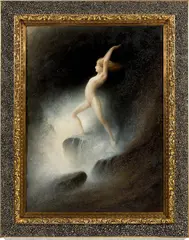 Karl Wilhelm Diefenbach, Ephebe, Öl auf Leinwand