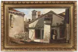 Antonie Brandeisová, House in Venice, 1890s, oil on wood