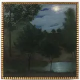 Antonín Hudeček, Summer Night, 1900, oil on canvas
