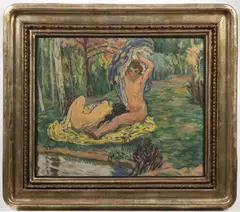 Jan Preisler, Bathing, 1907-1908, oil on canvas