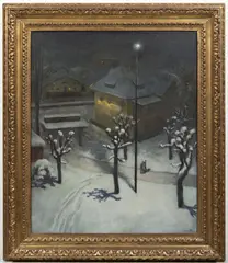 Emil Orlík, From Kitzbühel, 1920s, oil on canvas