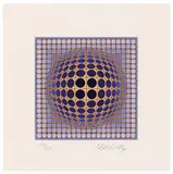 Gable by Victor Vasarely, 1988, Acrylic on board, sold Oct 2015