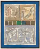 Achille Perilli, Lo Scopo Della Vita, 1962, Oil on canvas