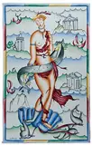 Gio Ponti, Decorative tile (Venus), c. 1929, Richard-Ginori