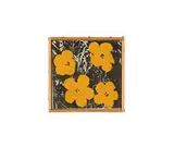 Andy Warhol, Flowers, 1964 by Richard Pettibone, 1970, Acrylic and silkscreen on canvas in artist's frame, sold Oct 2015